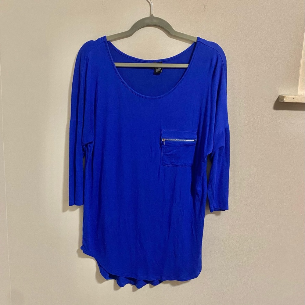 Ultra Flirt Cobalt Blue Top